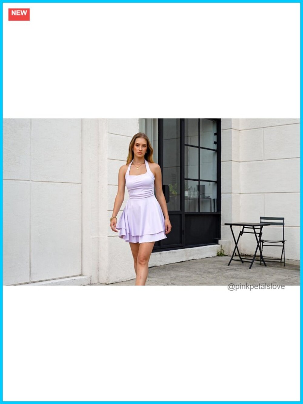 Halter Neck Mini Dress Backless Ruffle Party Bodycon - Picture 5 of 5